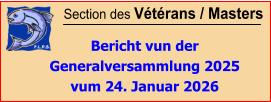 Section des Vétérans / Masters  Bericht vun der Generalversammlung 2025 vum 24. Januar 2026