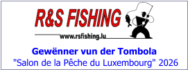 Gewënner vun der Tombola  "Salon de la Pêche du Luxembourg" 2026