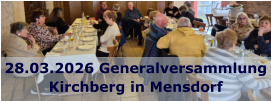 28.03.2026 Generalversammlung Kirchberg in Mensdorf