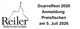 Duarreffest 2026  Anmeldung  Preisfischen am 5. Juli 2026