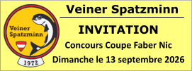 Veiner Spatzminn INVITATION Concours Coupe Faber Nic Dimanche le 13 septembre 2026