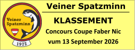 Veiner Spatzminn KLASSEMENT Concours Coupe Faber Nic vum 13 September 2026