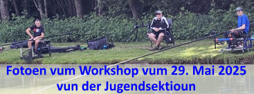 Fotoen vum Workshop vum 29. Mai 2025 vun der Jugendsektioun