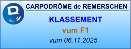 CARPODRÔME de REMERSCHEN vum 06.11.2025    KLASSEMENT vum F1