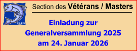 Section des Vétérans / Masters  Einladung zur Generalversammlung 2025 am 24. Januar 2026