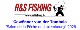Gewënner vun der Tombola  "Salon de la Pêche du Luxembourg" 2026