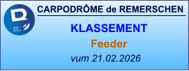 CARPODRÔME de REMERSCHEN vum 21.02.2026    KLASSEMENT Feeder