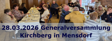 28.03.2026 Generalversammlung Kirchberg in Mensdorf