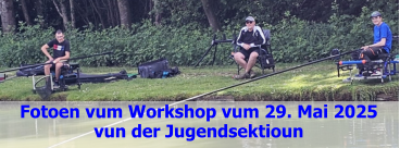 Fotoen vum Workshop vum 29. Mai 2025 vun der Jugendsektioun