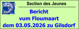 Section des Jeunes Bericht vum Floumaart  dem 03.05.2026 zu Gilsdorf