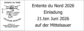 Entente du Nord 2026 Einladung 21.ten Juni 2026 auf der Mittelsauer
