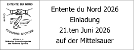 Entente du Nord 2026 Einladung 21.ten Juni 2026 auf der Mittelsauer