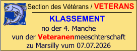 Section des Vétérans / VETERANS KLASSEMENT  no der 4. Manche vun der Veteranenmeeschterschaft zu Marsilly vum 07.07.2026