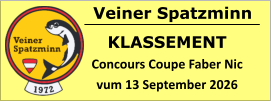 Veiner Spatzminn KLASSEMENT Concours Coupe Faber Nic vum 13 September 2026