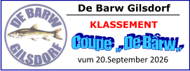 De Barw Gilsdorf vum 20.September 2026 KLASSEMENT