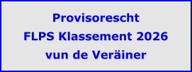 Provisorescht FLPS Klassement 2026 vun de Veräiner